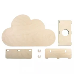 New Kit Lámpara de Madera Nube Pequeña Maderas|Lámparas