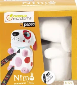 Discount Kit Papel Maché Nelson the Dog + 4 Rotuladores Niños Niños Y Regalos|Cartón Y Papel Maché