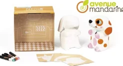 Discount Kit Papel Maché Nelson the Dog + 4 Rotuladores Niños Niños Y Regalos|Cartón Y Papel Maché