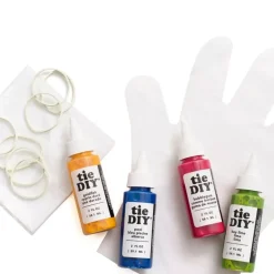 Discount Kit para Tie Dye 82pc Pinturas Para Tela Y Seda