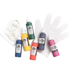 Discount Kit para Tie Dye 76pc Pinturas Para Tela Y Seda
