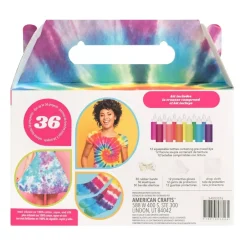 Discount Kit para Tie Dye 76pc Pinturas Para Tela Y Seda