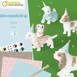 Clearance Kit Perros Papel Maché Décopatch Niños Niños Y Regalos|Cartón Y Papel Maché