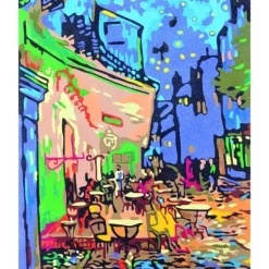 Clearance Kit Pinta por números Terraza de café por la noche de Van Gogh Arenas