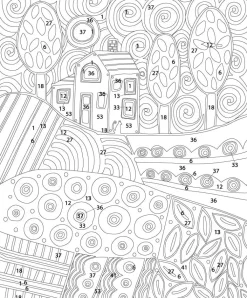 Outlet Kit Pintar con Arenas de Colores Paisaje Naif Naranja 38x46cm Arenas