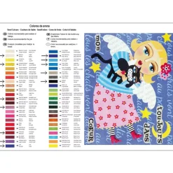 Clearance Kit Pintar con Arenas de Colores Toujours Dans Mon Coeur 38x46cm Arenas