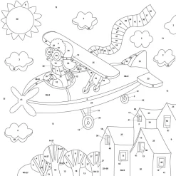 Hot Kit Pintar con Arenas de Colores Aviador 38x38cm Arenas