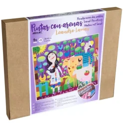 Outlet Kit Pintar con Arenas de Colores La Granja 38x46cm Arenas