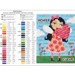 Best Kit Pintar con Arenas de Colores Ecoute Couer 38x46cm Arenas