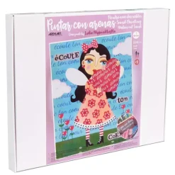 Best Kit Pintar con Arenas de Colores Ecoute Couer 38x46cm Arenas