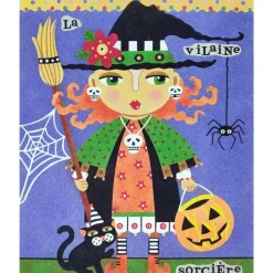 New Kit Pintar con Arenas de Colores La Vilaine Sorciere 38x46cm Arenas