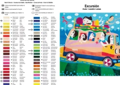 Best Kit Pintar con Arenas de Colores Excursión Bus 38x38cm Arenas