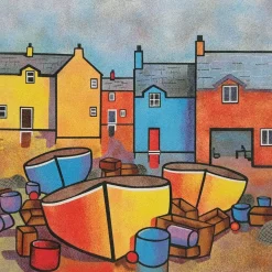 Sale Kit Pintar con Arenas de Colores Barcos Marineros 38x38cm Arenas