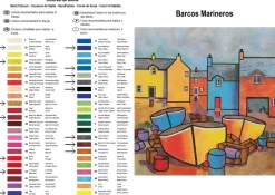 Sale Kit Pintar con Arenas de Colores Barcos Marineros 38x38cm Arenas