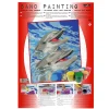 Clearance Kit Pintar con Arenas de Colores Delfines 38x46cm Arenas
