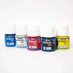 Hot Kit Pintura de Tela Setacolor surtido 4 + 1 GRATIS 45ml Telas, Sedas Y Fieltro