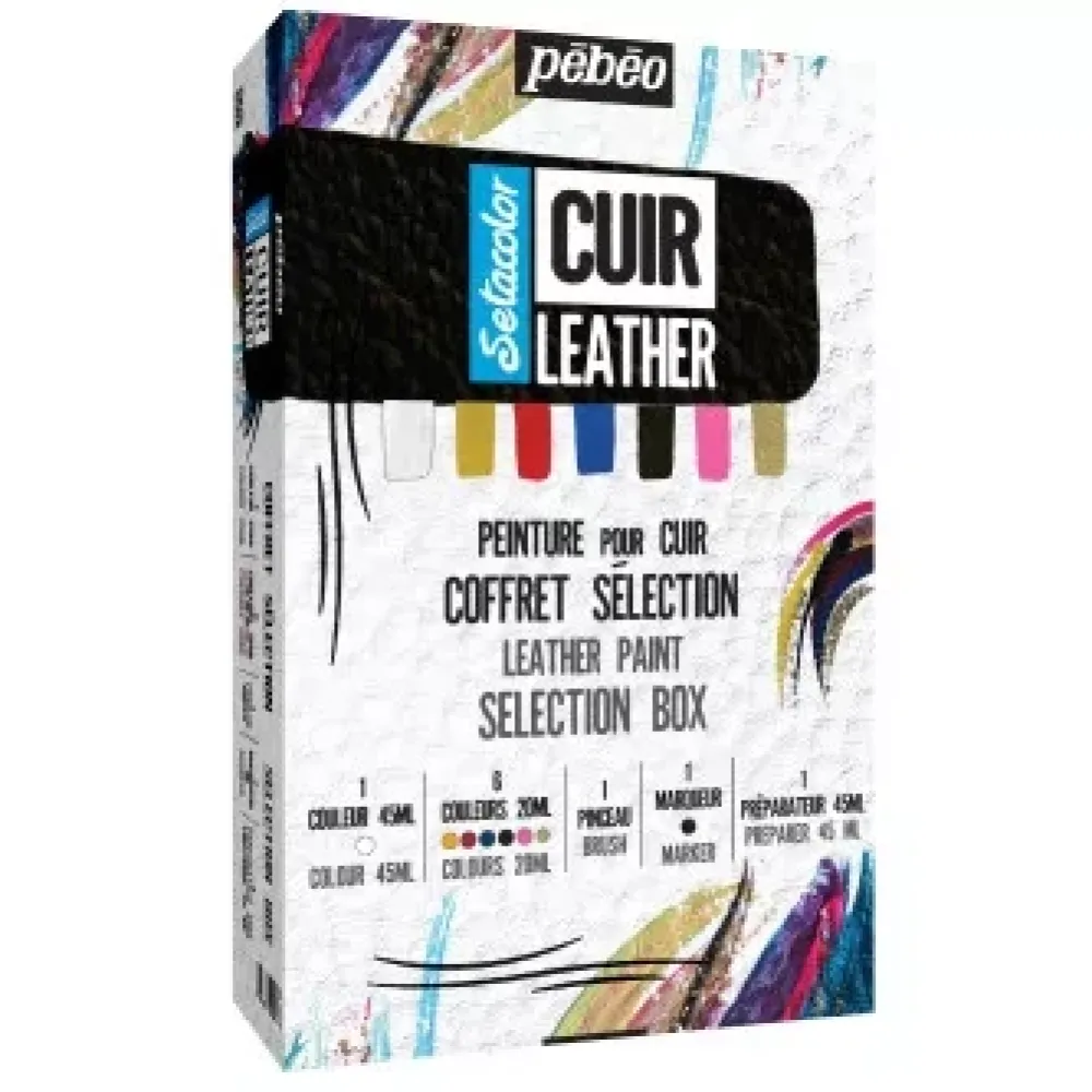 Kit Selección Setacolor Cuero Pinturas Acrílicas
