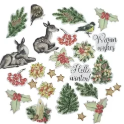 Hot Kit Tarjetas Navideñas Awaiting Christmas Navidad
