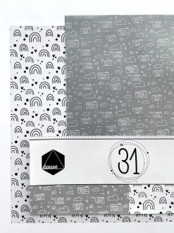 Outlet Kit vellum + acetato 31 30x30cm Papeles