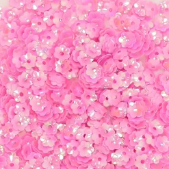 Best Lentejuelas Flores Rosa 5mm Bisutería