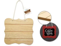 Letrero de madera Maderas