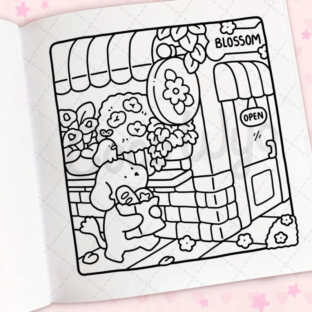 Discount Libro para colorear Cozy Cuties Infantil