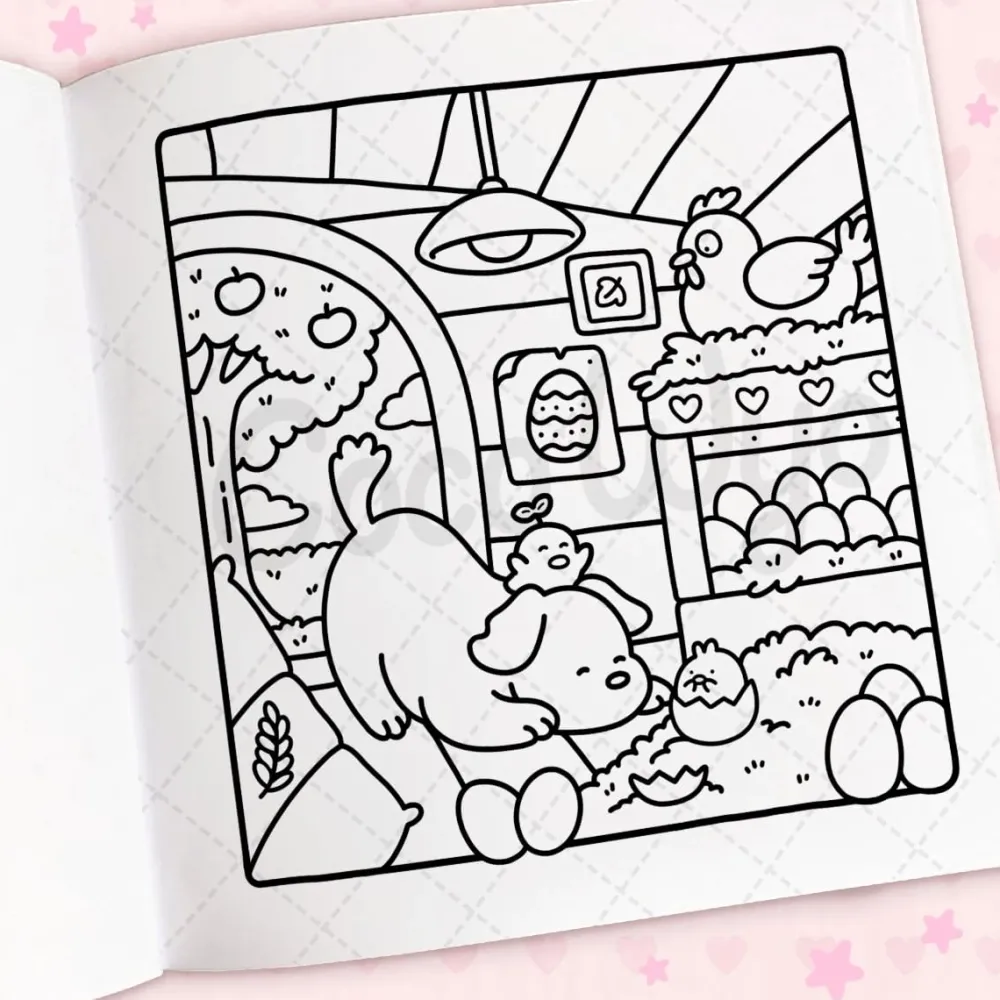 Discount Libro para colorear Cozy Cuties Infantil