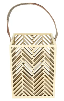 Best Linterna de madera calada con chevon Maderas