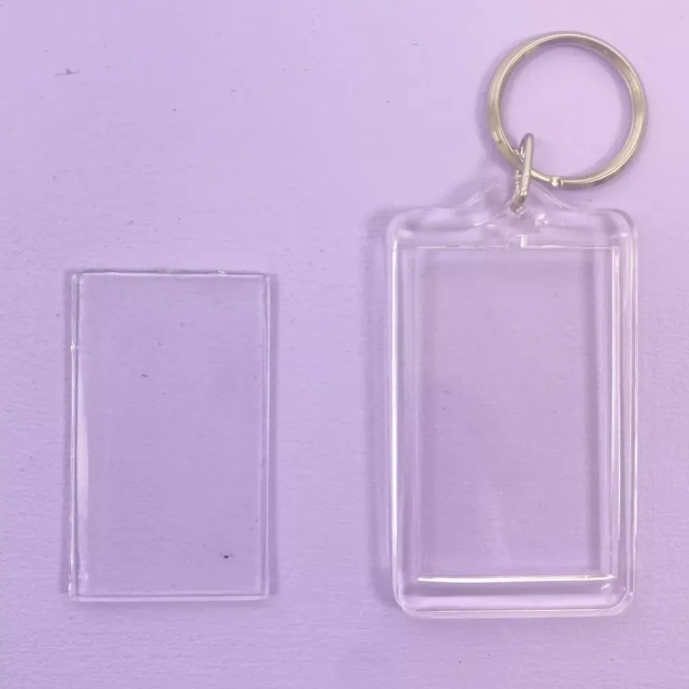 Outlet Llavero de plástico para fotos Bisutería