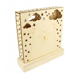 Outlet Lámpara de madera Adorable Maderas|Lámparas