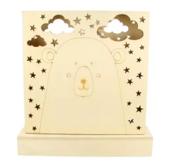 Outlet Lámpara de madera Adorable Maderas|Lámparas