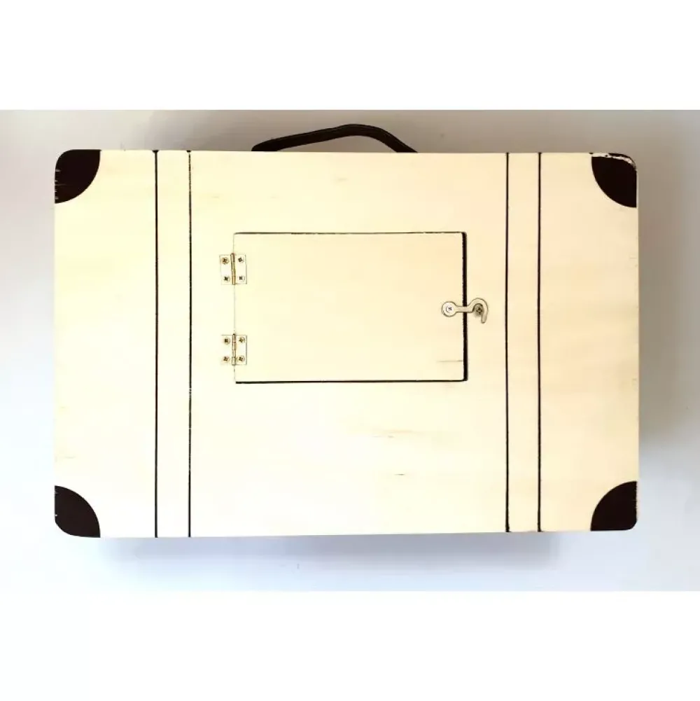 Outlet Maleta urna de madera Maderas