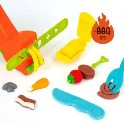 Hot Maletín 8 botes pasta blanda Soft Dough Barbacoa 59g Pastas Moldeables