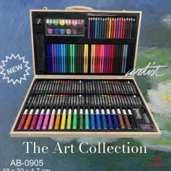 New Maletín de Madera 180 Piezas Art Studio Niños Niños Y Regalos