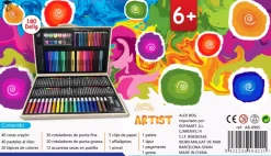New Maletín de Madera 180 Piezas Art Studio Niños Niños Y Regalos