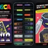 Best Maletín metálico 20 Rotuladores surtidos Groovy Colours Uni Rotuladores