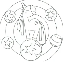 Clearance Mandalas de unicornios 02 Infantil|Colorear