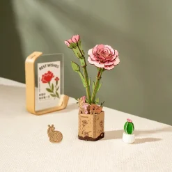 Maqueta Clavel Rosa Maquetas Y Modelismo