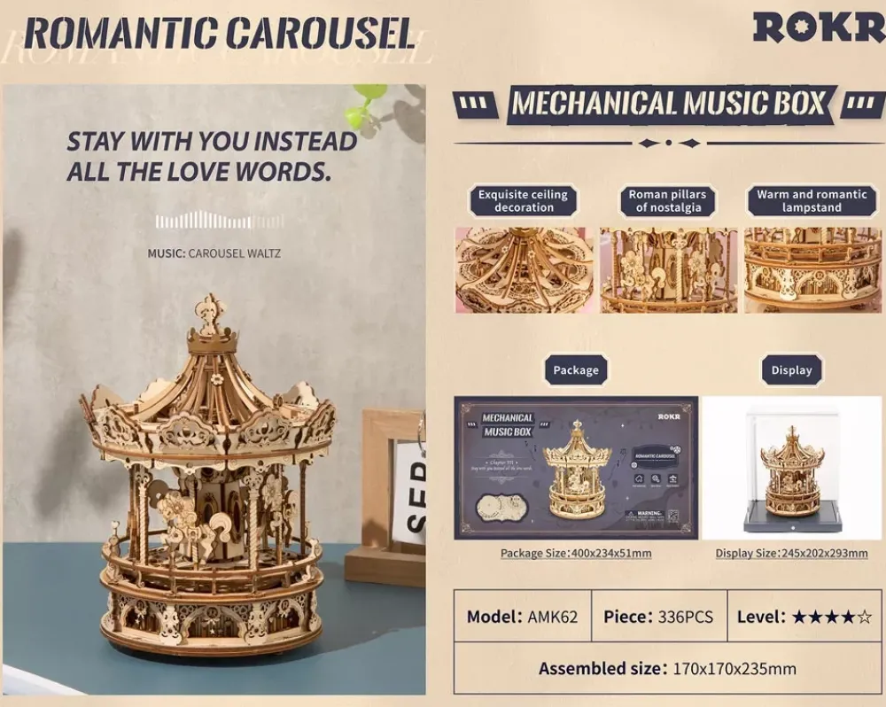 Online Maqueta de tiovivo romántico Maquetas Y Modelismo
