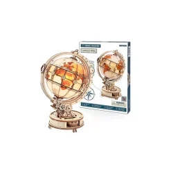Online Maqueta globo terráqueo luminoso de madera Classical 3D Maquetas Y Modelismo