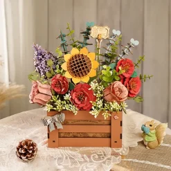 Maqueta Ramo de Flores Madera Maquetas Y Modelismo