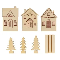 New Marcasitios de Madera Home for Christmas Navidad