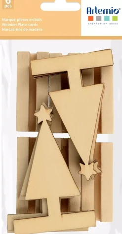 New Marcasitios de Madera Woodsy Christmas Maderas