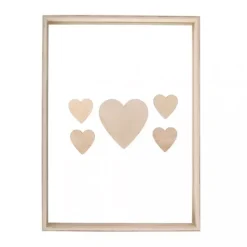 Hot Marco Para Firmas de Madera con Corazones Maderas