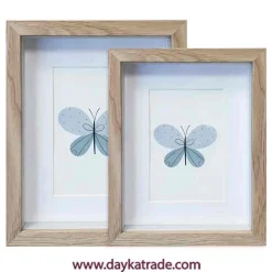 New Marco portafotos de madera con cristal Dayka 22,5x27,5cm Maderas