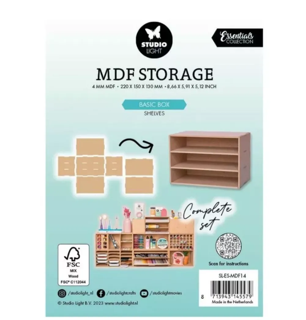 Clearance Módulo de almacenaje de DM Basic Box Shelves Essentials Organización