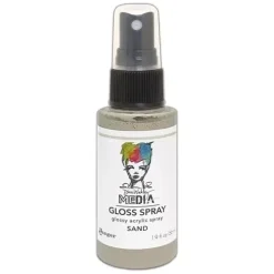 Best Media Gloss Spray Dina Wakley Sand 56ml Pinturas Acrílicas