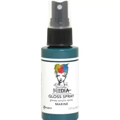 Outlet Media Gloss Spray Dina Wakley Marine 56ml Pinturas Acrílicas