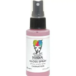 Discount Media Gloss Spray Dina Wakley Carnation 56ml Pinturas Acrílicas