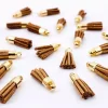 Hot Mini Borlas Deep Sparkle Biscuits Telas, Sedas Y Fieltro